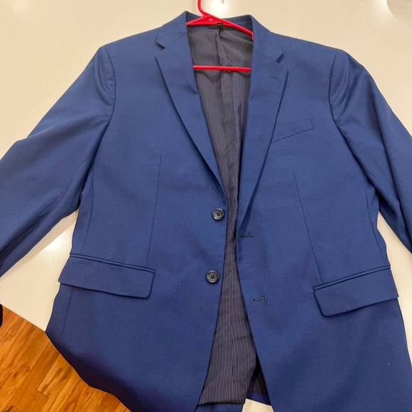 Banana Republic Men’s Blazer Navy Blue 42R Slim - Picture 1 of 10